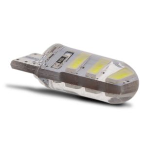 Lâmpada Pingo T10 6 LEDs Gel 1,5W 12V Tonalidade Branca Aplicação Farol Meia Luz