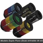 Filtro-de-Ar-Esportivo-Tunning-DuploFluxo-Alto-62mm-Conico-Lavavel-Especial-Shutt-Borracha-Potencia-connectparts---2-