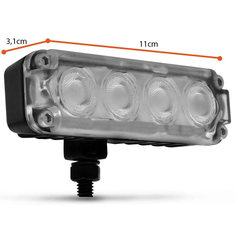 Farol-de-Milha-Auxiliar-Retangular-Power-LED-Slim-Universal-4-LEDs-12V-4W-Strobo-Todas-as-Cores-Auto-connectparts---3-